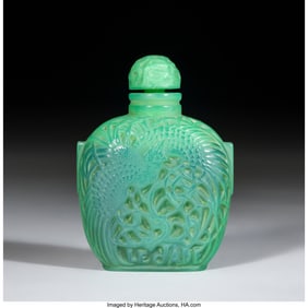 79182: René Lalique Le Jade Perfume Bottle for Roger &