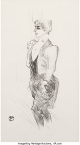 79239: Henri de Toulouse-Lautrec Mary Hamilton, from Le