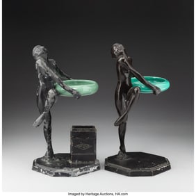 79242: Frankart, Inc. Two Figural Ashtrays, Model T316,