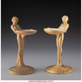 79243: Frankart, Inc. Two Ashtrays, Model T1U, circa 19