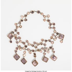 67007: Line Vautrin Necklace France, circa 1955 Talosel