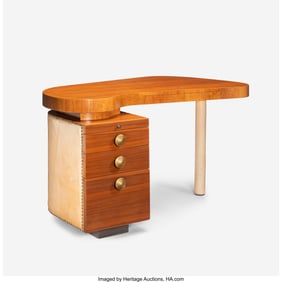 67024: Gilbert Rohde Paldao Desk, Model No. 4106 Herman