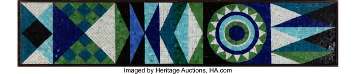 67034: Evelyn Ackerman Pennants Mosaic, Model 605-5C ER