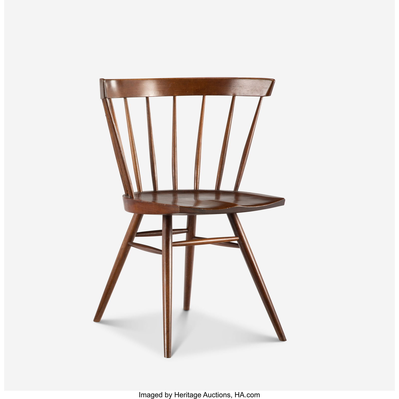 George Nakashima Straight-Back Chair USA, before (1 of 4)