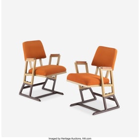 67044: Frank Lloyd Wright Pair of Chairs from the Kali