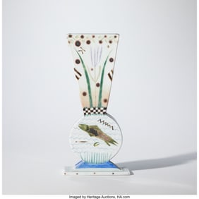 67073: Mara Superior Vase USA, 1986 Glazed ceramic 9-7/