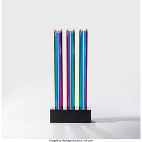 67094: Vasa Velizar Mihich Three Pillars Sculpture USA,