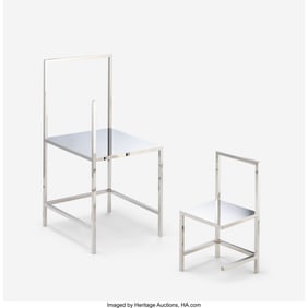 67104: Oki Sato Manga Chair #45 Nendo Japan, 2015 Stain