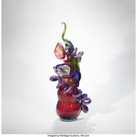 67146: Dale Chihuly Venetian USA, 1993 Blown glass 33 x