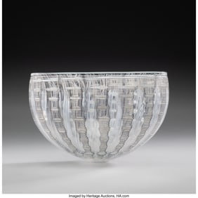 67169: Tobias Møhl Nest Bowl 2005 Blown glass 3-3/4 x