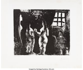 41001: Pablo Picasso (1881-1973) En pensant Ă Goya: fe