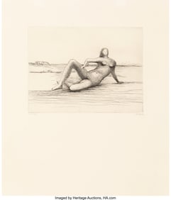 41008: Henry Moore (1898-1986) Reclining Figure Plate 4