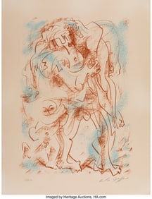 41017: André Masson (1896-1987) Untitled, from Flight,