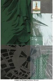 41020: Robert Rauschenberg (1925-2008) Statue of Libert