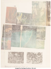 41022: Robert Rauschenberg (1925-2008) People Have Enou