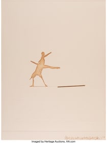 41024: Robert Rauschenberg (1925-2008) Cunningham Relie