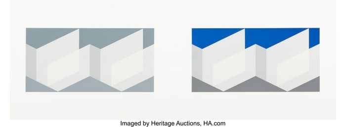 41034: Josef Albers (1888-1976) Portfolio II/Folder XXI