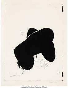 41051: Joel Shapiro (b. 1941) Untitled, 1979 Lithograph