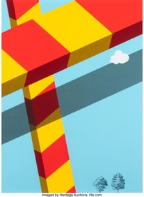 41064: Allan D'Arcangelo (1930-1998) Untitled, from Gra