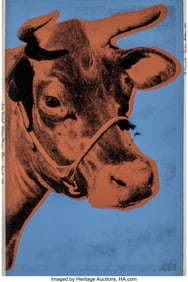 41065: Andy Warhol (1928-1987) Cow, 1971 Screenprint in