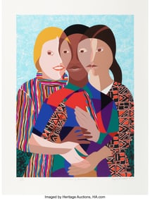 41084: Elizabeth Catlett (1915-2012) Three Women in Ame
