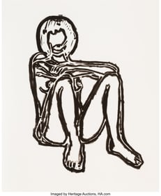 41088: Tom Wesselmann (1931-2004) Monica Sitting with E