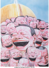 41091: Yue Minjun (b. 1962) Untitled (Smile-ism No. 3)&comma