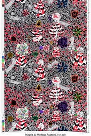 41093: Trenton Doyle Hancock (b. 1974) Flower Bed II, A