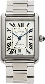 12005: Cartier Tank Solo XL Stainless Steel Wristwatch