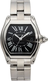 12007: Cartier Roadster Reference 2510 Stainless Steel