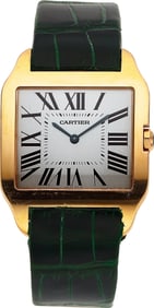 12008: Cartier Santos Dumont Rose Gold Manual Reference