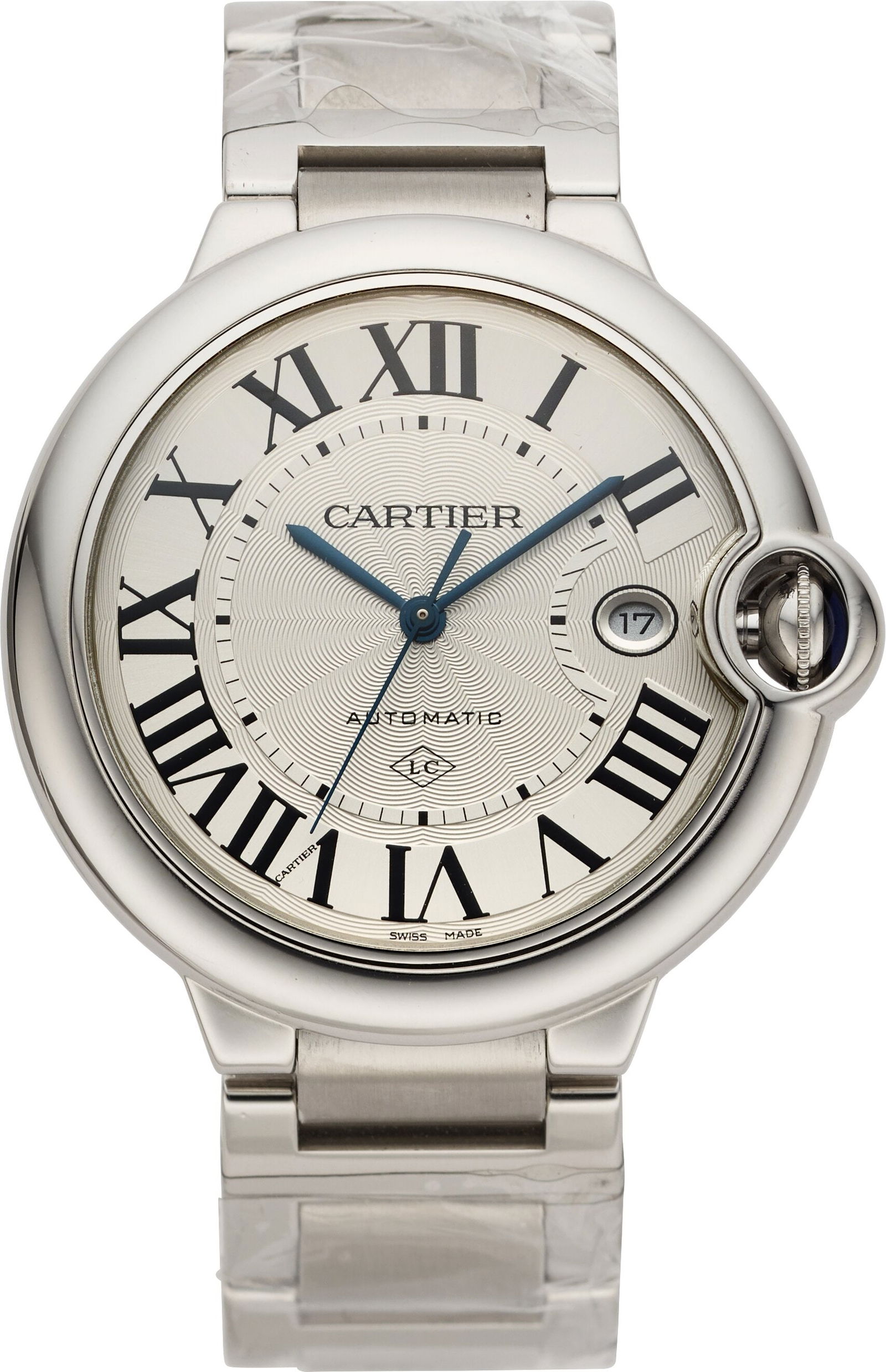 Cartier Ballon Blue Stainless Steel Wristwatch R (1 of 3)