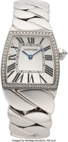 12033: Cartier La Dona de Cartier 18k White Gold Wristw