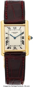 12041: Cartier, Fine Tank Louis Cartier, Extra-Thin, Co