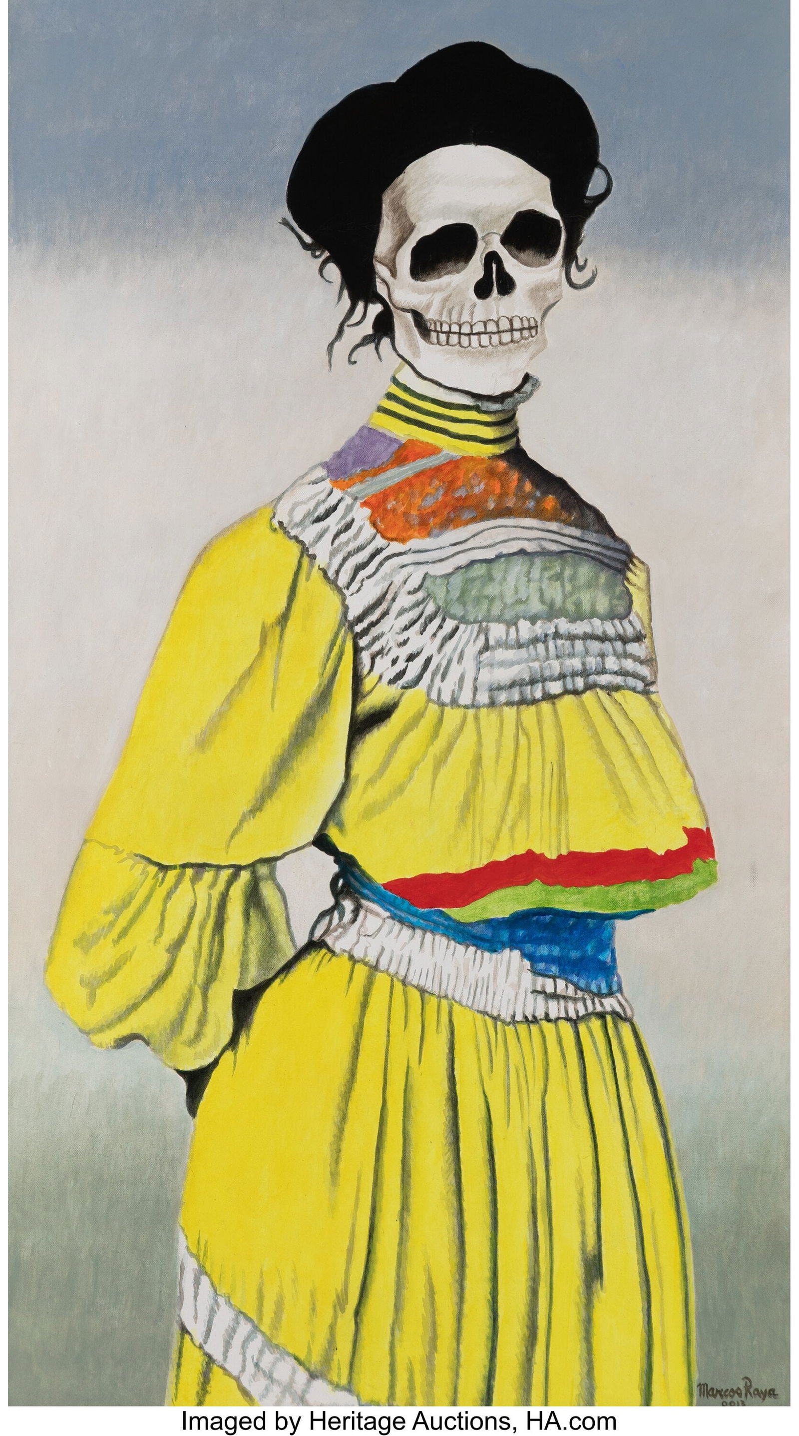 Marcos Raya (b. 1948) Untitled (Woman in Yellow (1 of 2)