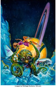 71026&colon; Don Maitz &lpar;American&comma; b&period; 1953&rpar; Star Smashers of t