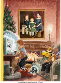 71066&colon; Edward Sorel &lpar;American&comma; 1929&rpar; Christmas Past&comma; Ch