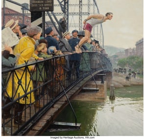 71098&colon; Tom Lovell &lpar;American&comma; 1909-1997&rpar; How Houdini Did