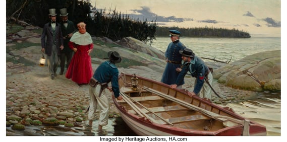 71099&colon; Tom Lovell &lpar;American&comma; 1909-1997&rpar; The King of Bea