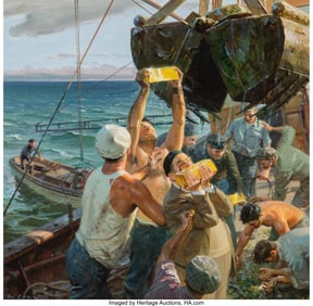 71100&colon; Tom Lovell &lpar;American&comma; 1909-1997&rpar; Treasure&excl;&comma; True