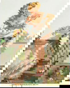 71119&colon; Gil Elvgren &lpar;American&comma; 1914-1980&rpar; Worth a Gander