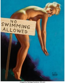 71128&colon; Earl Moran &lpar;American&comma; 1893-1984&rpar; No Swimming All