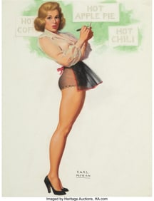 71129&colon; Earl Moran &lpar;American&comma; 1893-1984&rpar; Hot Apple Pie P