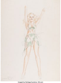 71134&colon; Alberto Vargas &lpar;Peruvian&sol;American&comma; 1896-1982&rpar; Sw