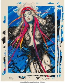 71143&colon; Olivia De Berardinis &lpar;American&comma; b&period; 1948&rpar; Cheers, Heavy Metal mag