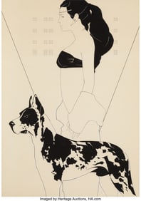 71146&colon; Patrick Nagel &lpar;American&comma; 1945-1984&rpar; Great Dame A