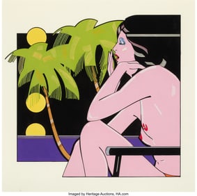 71147&colon; Patrick Nagel &lpar;American&comma; 1945-1984&rpar; Up Front Aft