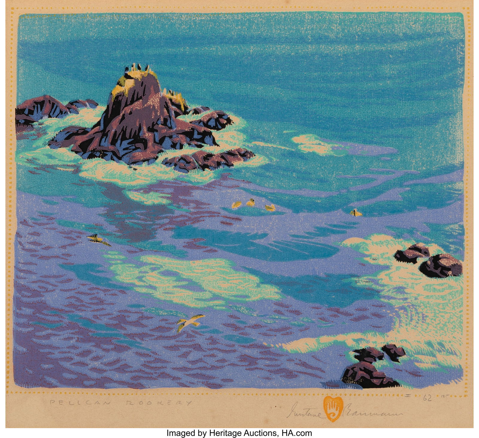 Gustave Baumann (American, 1881-1971) Pelican Ro (1 of 2)