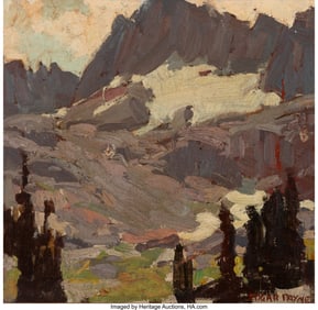 76025: Edgar Alwin Payne (American, 1883-1947) Snow-Cov