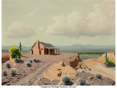 76034: James Swinnerton (American, 1875-1974) The House